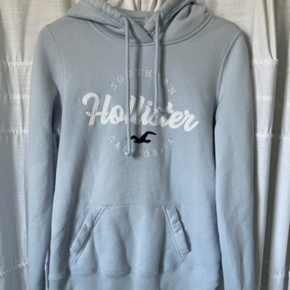 Hollister Baby blue hoodie